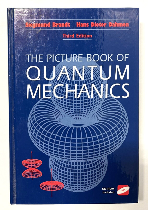 The Picture Book of Quantum Mechanics by Siegmund Brandt hardcover cd-rom