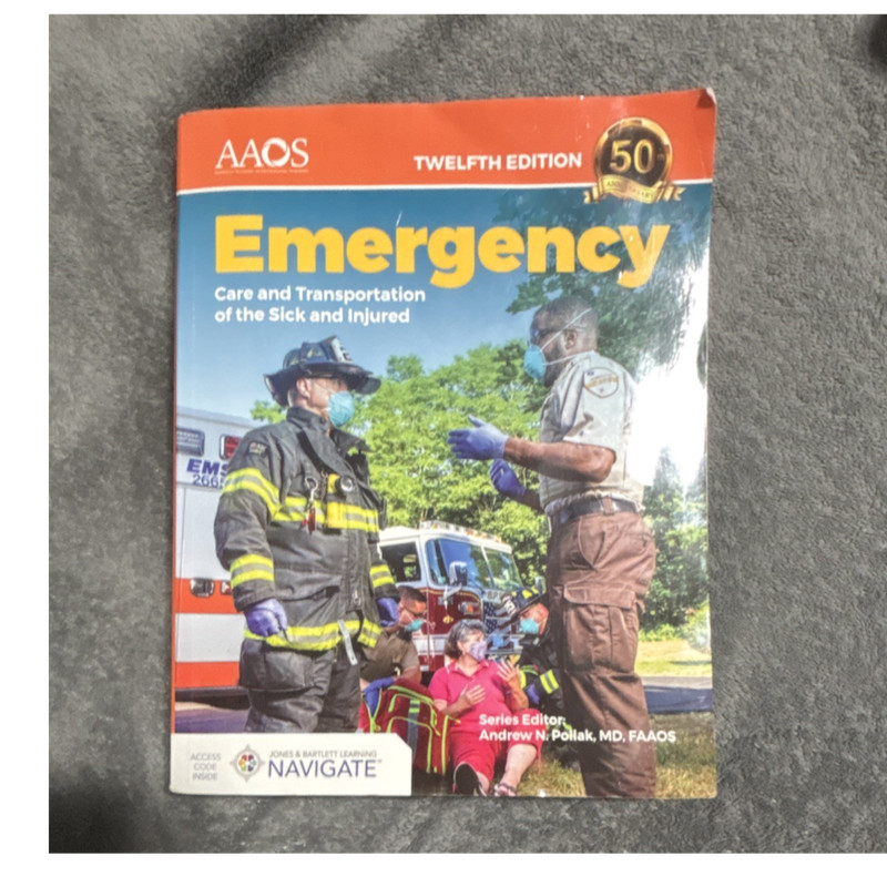 AAOS Emergency: Care and Transportation of the Sick and Injured 12th Ed Textbook