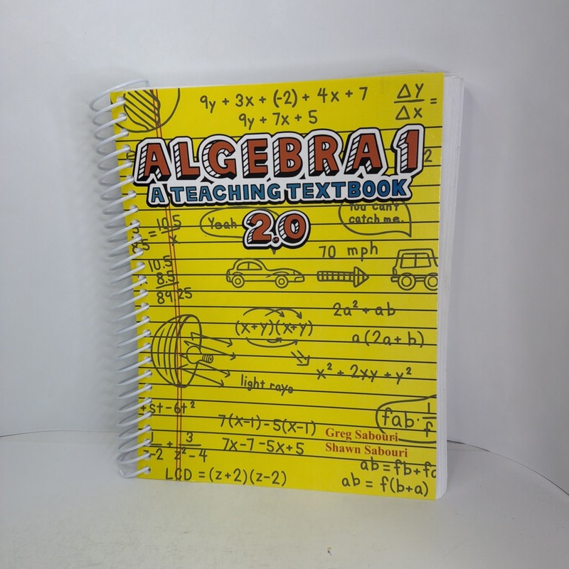 Algebra 1: A Teaching Textbook 2.0 - Large Spiral Homeschool 2011 Paperback