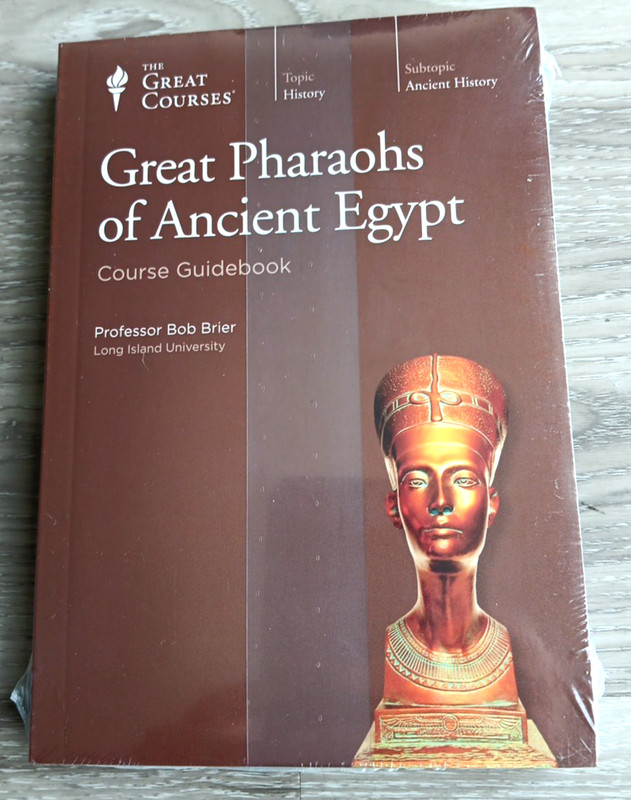 Great Courses: Great Pharaohs of Ancient Egypt (2 DVDs & Guidebook) Sealed New
