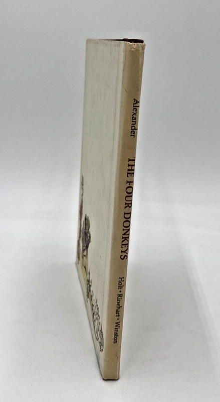 The Four Donkeys Lloyd Alexander Lester Abrams HCDJ 1975 2nd print gallery