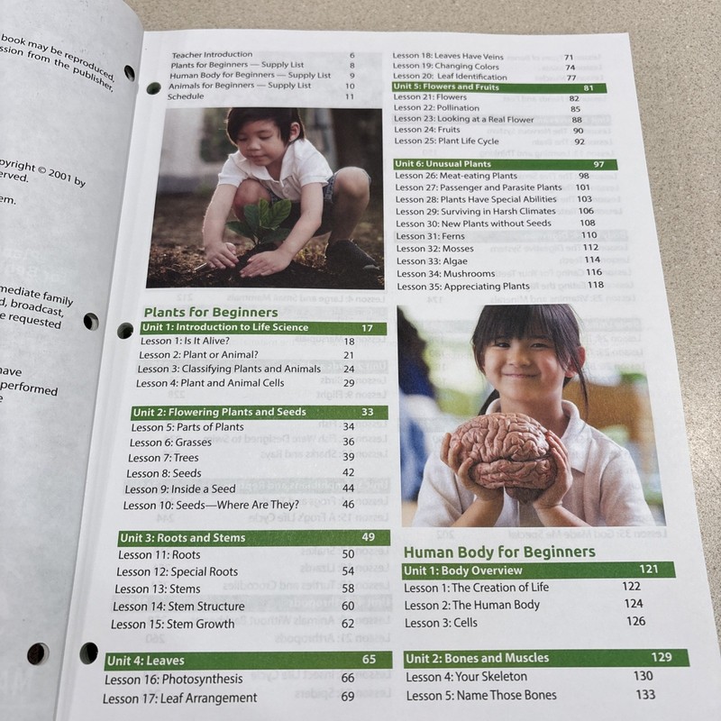 Master Books GOD'S DESIGN LIFE FOR BEGINNERS Homeschool Science Gr K-2 gallery