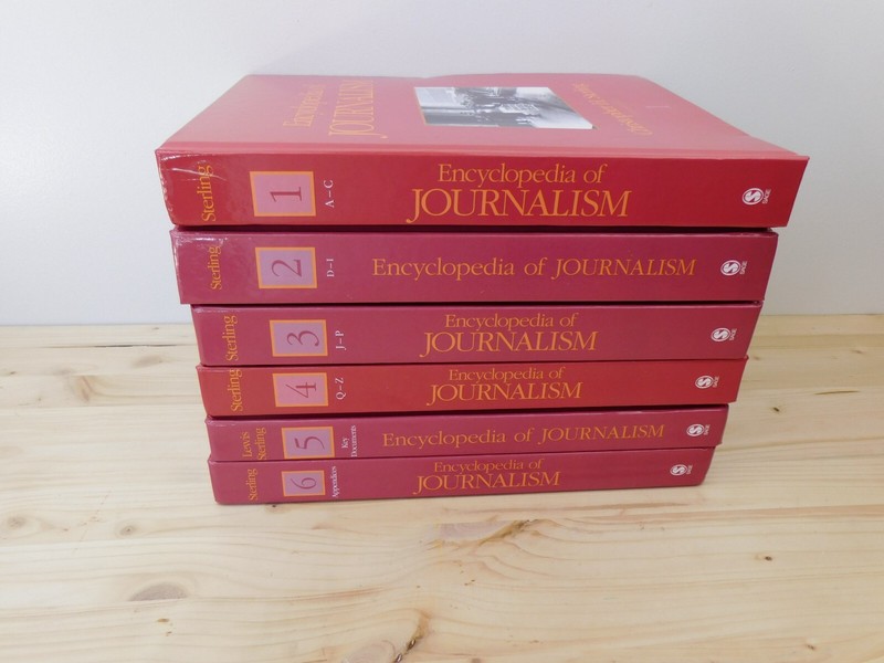 Sage Publications Encyclopedia of Journalism 6 Volumes 2009 Hardcover Sterling