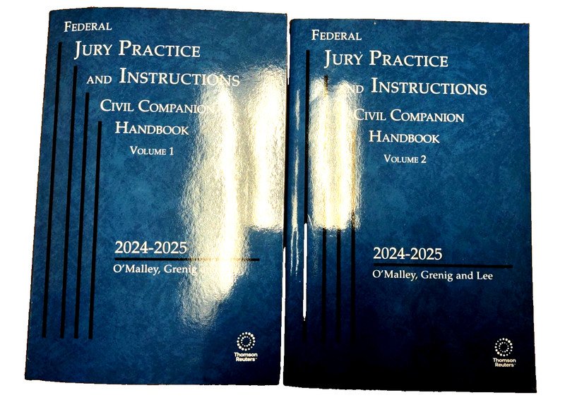 2025-24 Federal Jury Practice & Instructions Civil Companion Handbook O'Malley