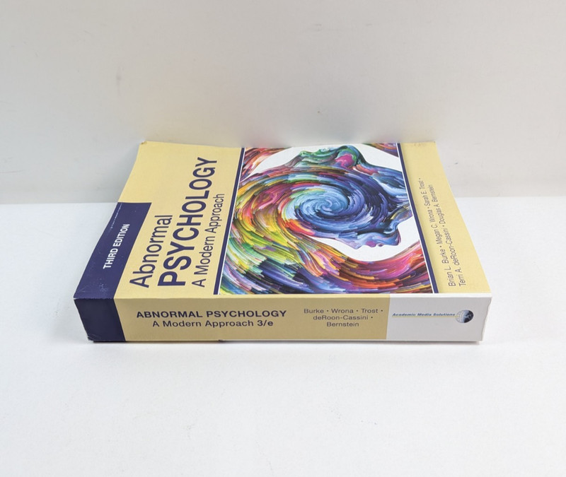 Abnormal Psychology A Modern Approach 3rd Edition 2023 PB Academic Media gallery