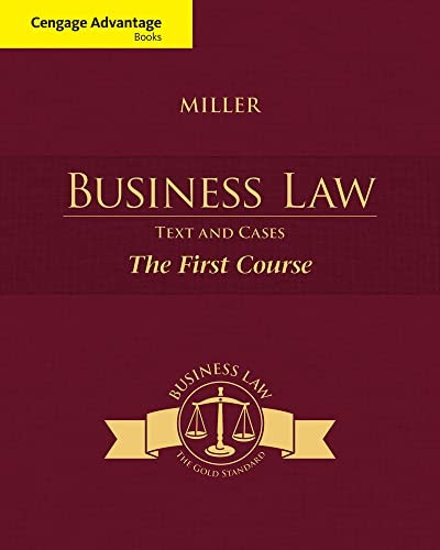 Cengage Advantage Books: Business Law…, Miller, Roger