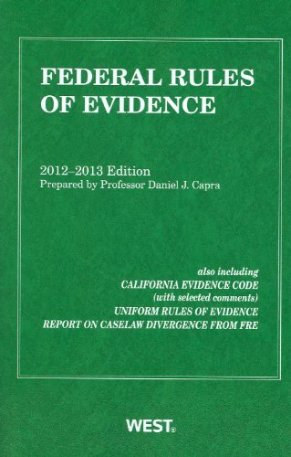 Federal Rules of Evidence by Daniel J Capra