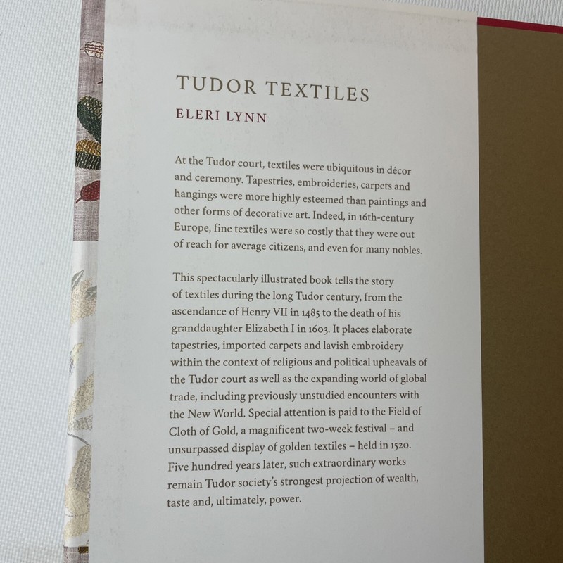 Tudor Textiles by Eleri Lynn (2020, Hardcover w DJ) NEW gallery