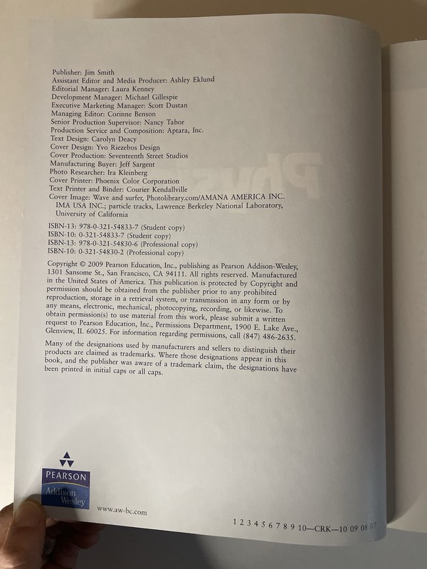 Conceptual Physics Textbook by Paul G. Hewitt (2009, 10th Edition) USED gallery