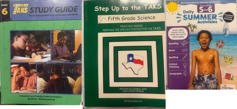 Workbooks, 3 – 5th-6th Grade Workbooks, Educational, Homeschooling, 3 Subjects