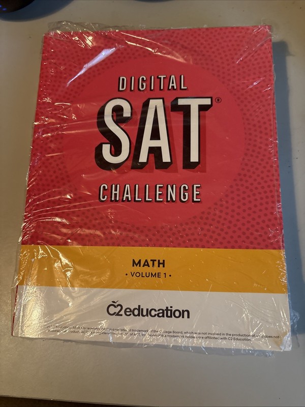 Digital SAT Challenge Math Volume 1 C2 Education Softcover 2024 Edition