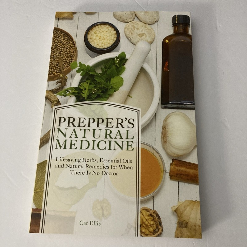 Prepper’s Natural Medicine by Cat Ellis – paperback book – NEW