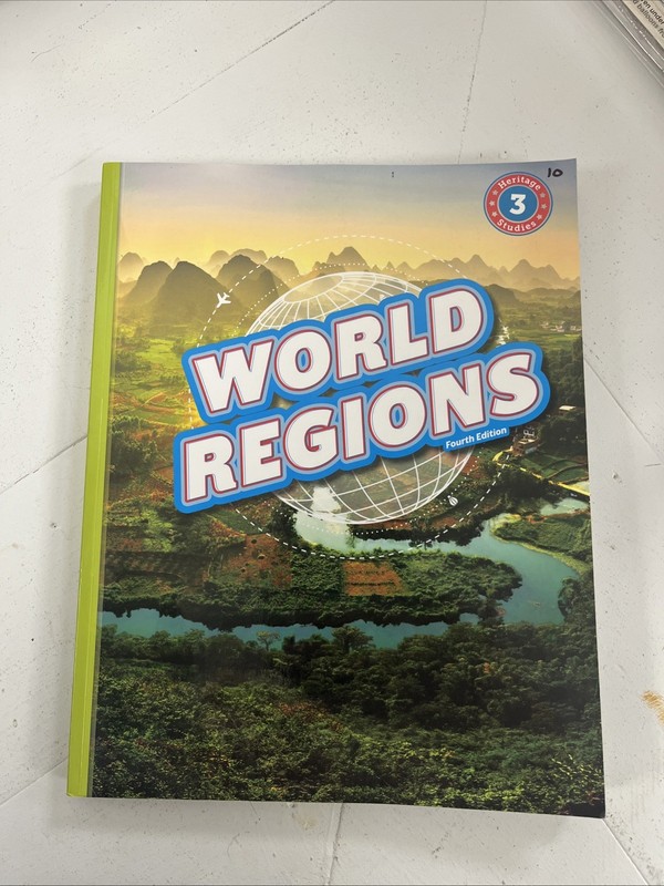 Bob Jones World Regions Heritage Studies 3 Student Text- 3rd Grade History
