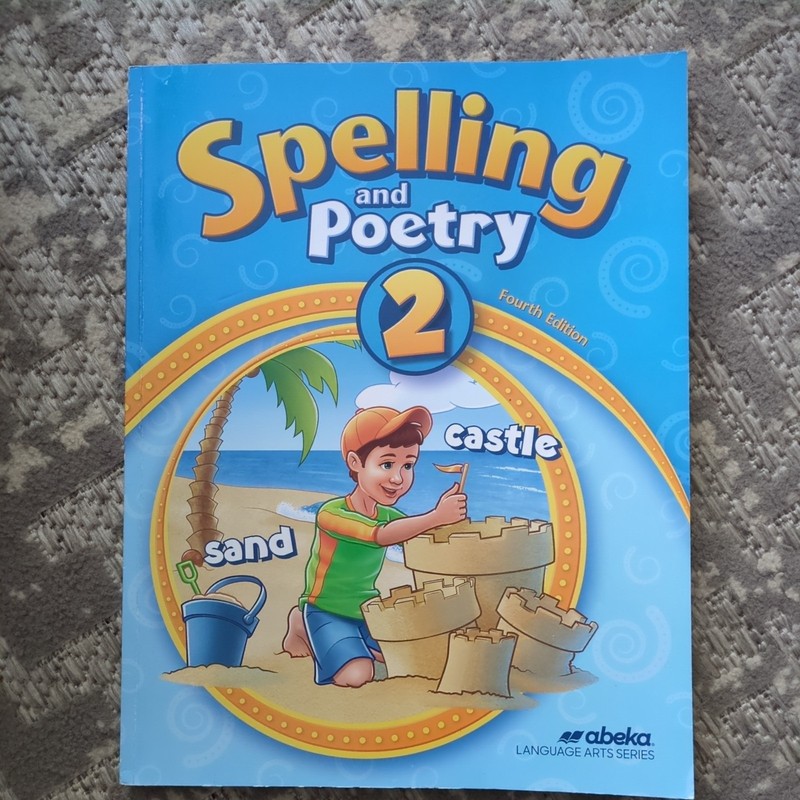 Spelling and Poetry 2 – Abeka 2Nd Grade 2 Spelling and Poetry Student Work Book