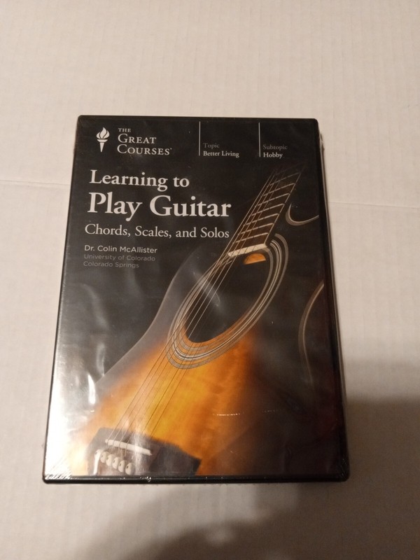 New The Great Courses Learning to Play Guitar Chords Scales Solos 4 DVD