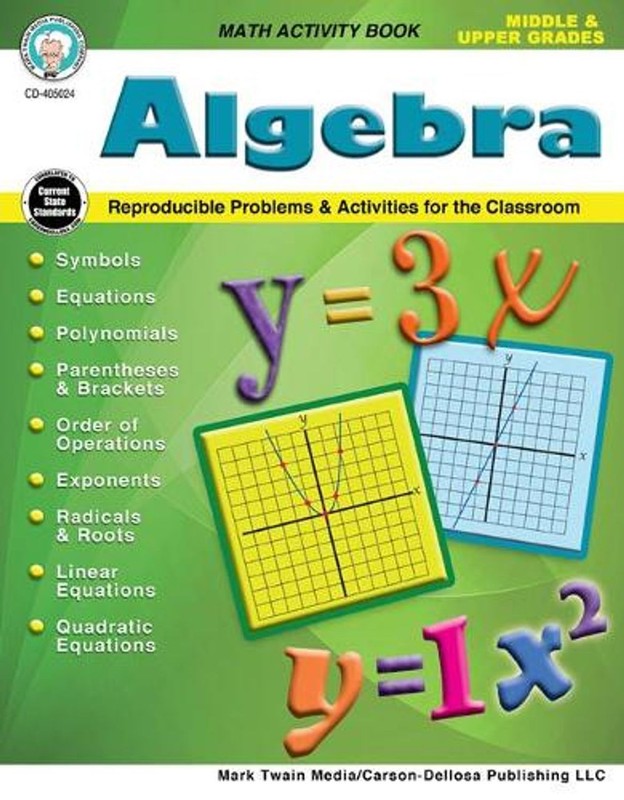 Algebra, Grades 5 – 12 by Myrl Shireman (English) Hardcover Book