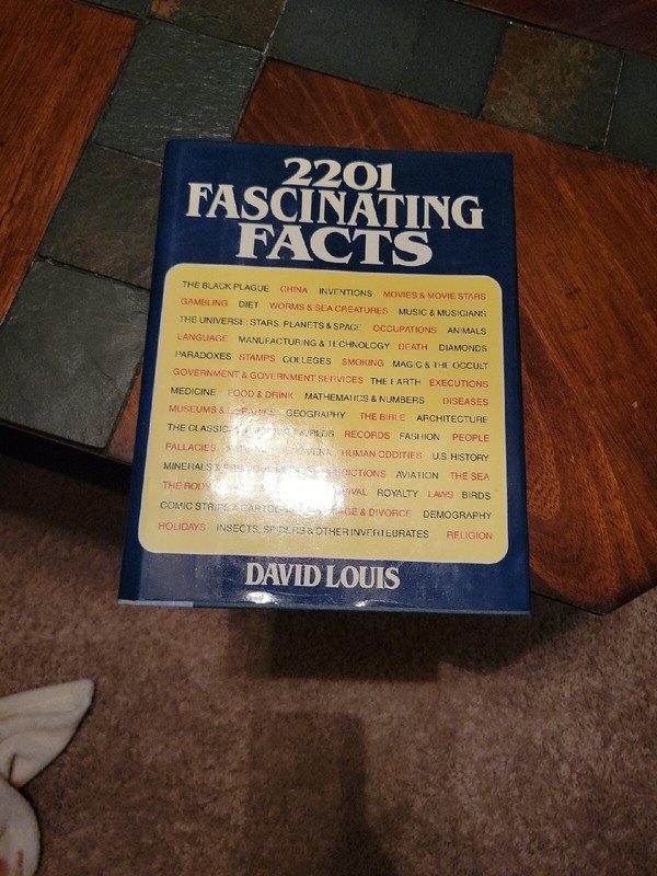 2201 Fascinating Facts by David Louis (1988, Hardcover)