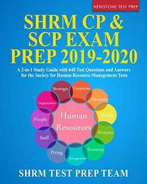 SHRM CP & SCP Exam Prep 2019-2020: – Paperback, by Test Prep Team – Acceptable n