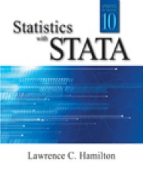 Statistics with Stata Lawrence C. Hamilton