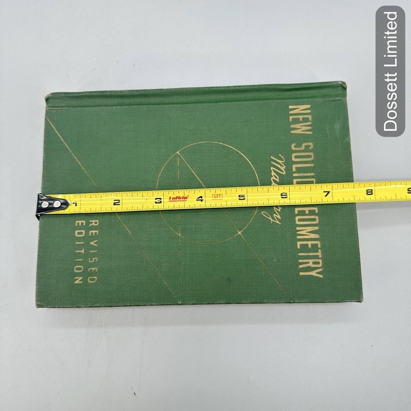 New Solid Geometry Revised Edition Virgil Mallory Benj H Sanborn Green Hardcover gallery