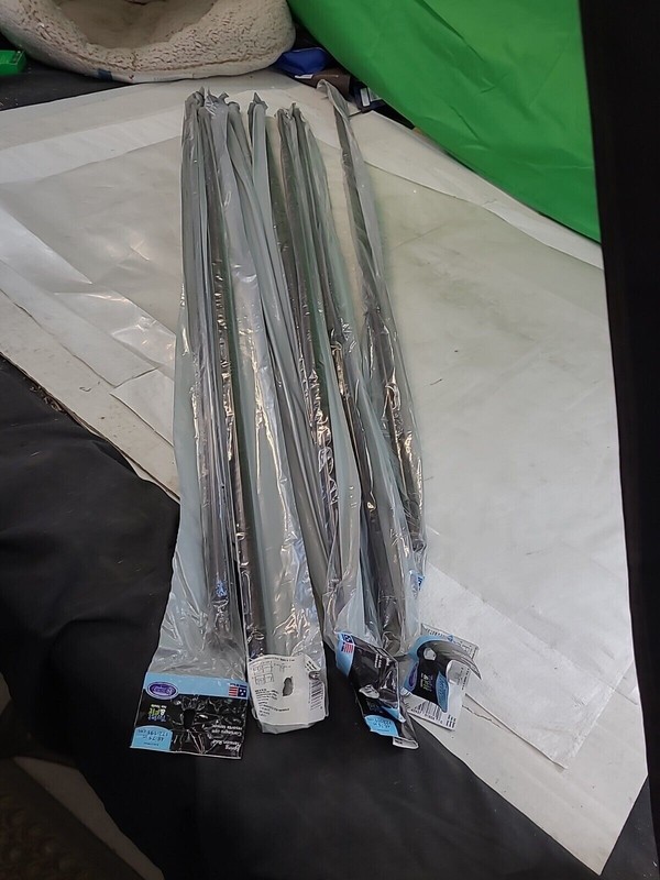 Kenney Carlisle 48"To 75"- 5/8 In. Spring Tension Rod-Chocolate KN621-LOT OF 8