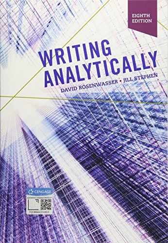 Writing Analytically – Paperback, by Rosenwasser David; Stephen – Acceptable n
