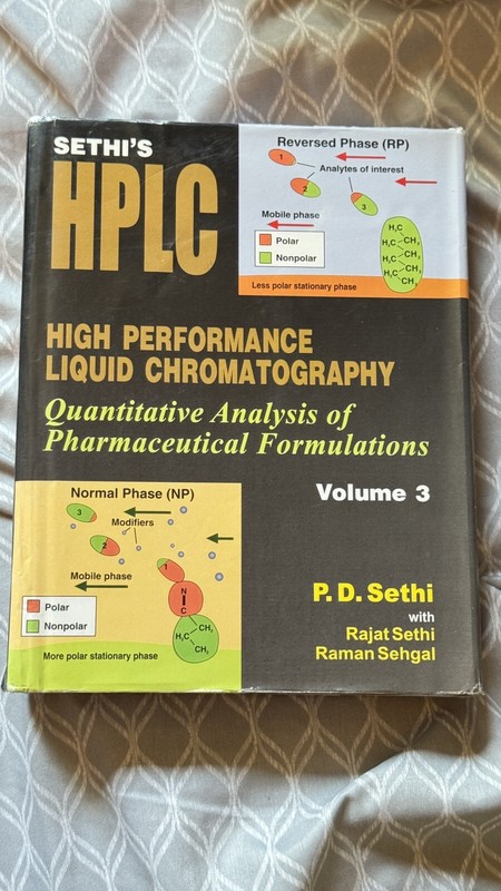 Sethi’s HPLC Volume 3 Chromatography Book