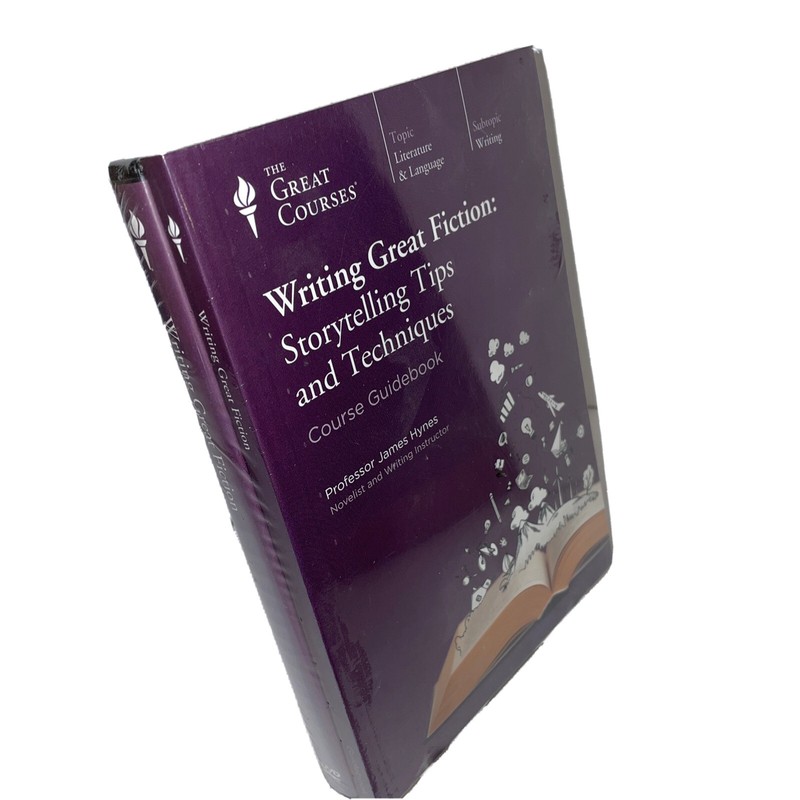 NEW~ The Great Courses Writing Great Fiction Guidebook DVD James Hynes (A3)
