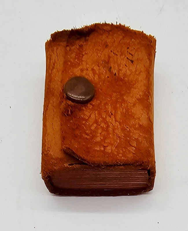 Little Webster Mini Micro Dictionary – Dr Jacob Leather Cover Lilliput ’30s Niag