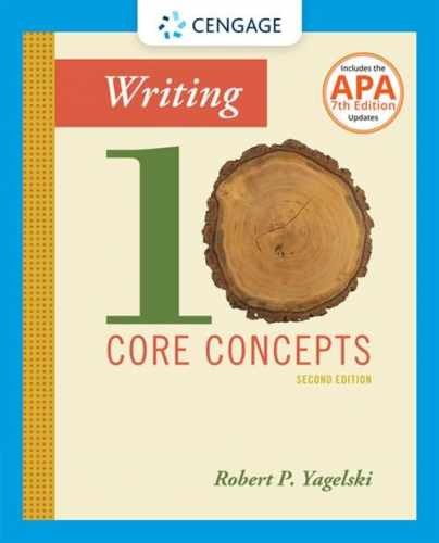 Writing: Ten Core Concepts – Paperback, by Yagelski Robert – Very Good