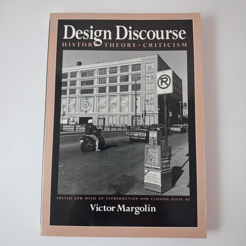 Vintage Design Discourse Victor Margolin Univ Of Chicago Press Peach PB 1989