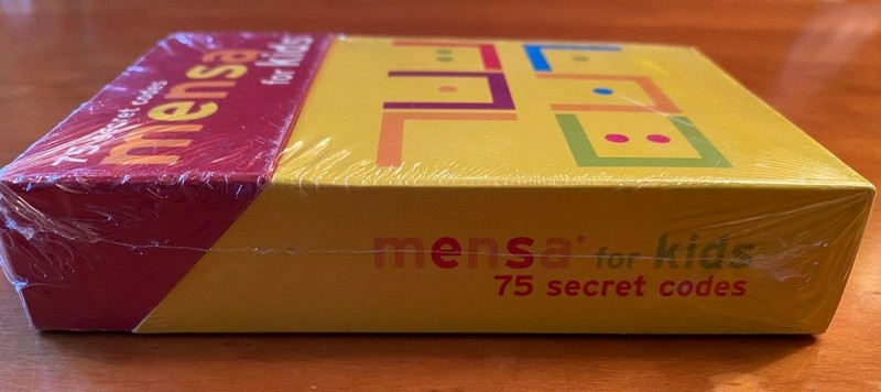 Mensa for Kids 75 SECRET CODES ('97) Brand New, Factory-sealed, Ships Free RARE gallery