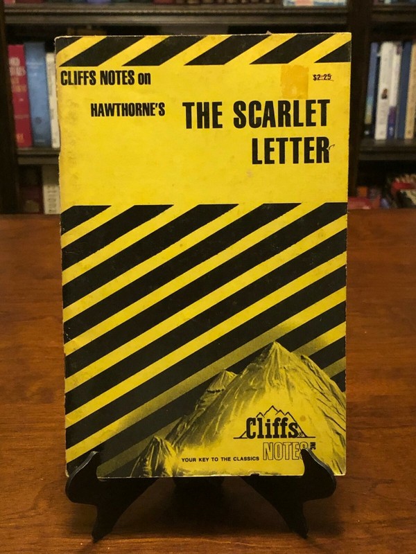 THE SCARLET LETTER by Nathaniel Hawthorne (Cliffs Notes) LIKE NEW CONDITION