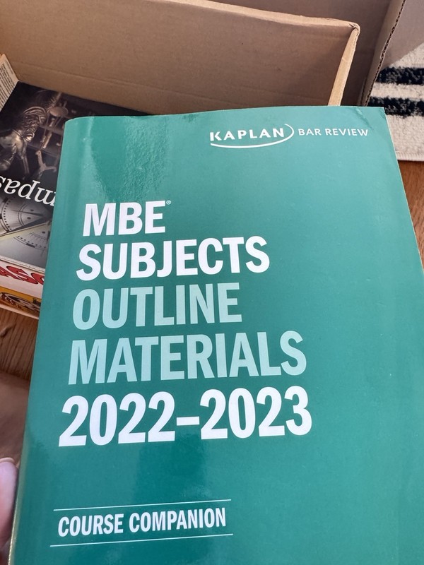 Kaplan MBE Subjects Outline Materials