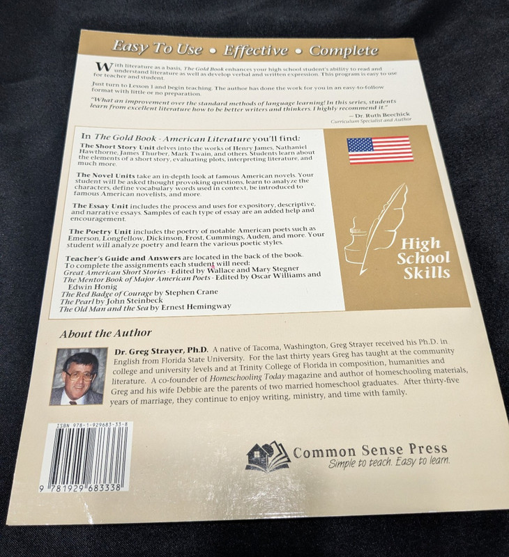 Learning Language Arts Through Literature Gold Book American Lit 3rd Ed LLATL gallery