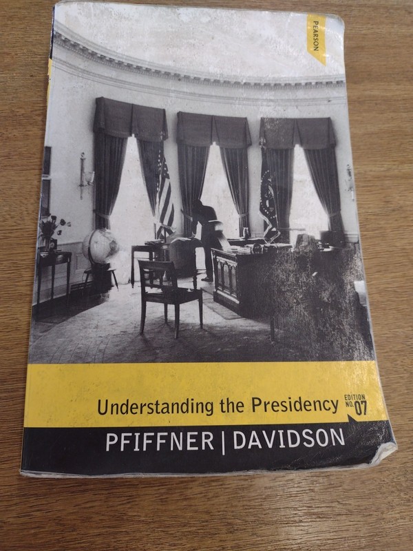 Understanding The Presidency Edition No. 7, Pfiffner | Davidson Paperback Book gallery