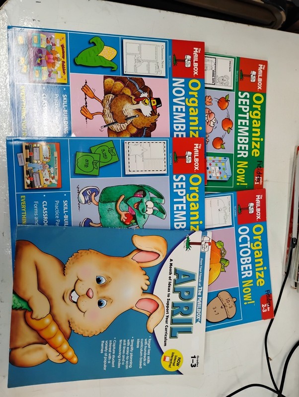 Lot of 5 THE MAILBOX Teacher Curriculum Enrichment Grades K-3 Sep Oct Nov Apr