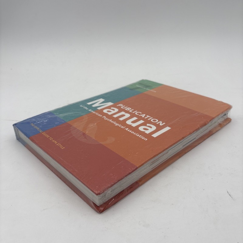 APA Publication Manual 7th Ed Hardcover – New/Sealed– No Highlighting– Free Ship