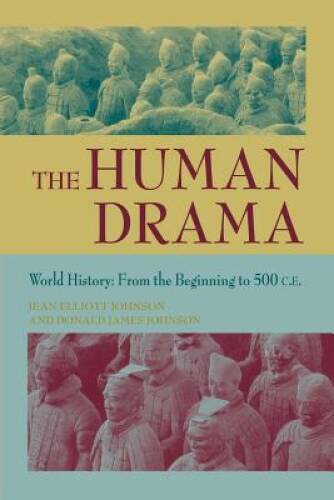 The Human Drama: World History (v. 1) – Paperback By Johnson, Jean – GOOD
