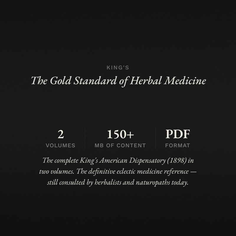 King's American Dispensatory Complete 2-Vol - Herbal Medicine Ref gallery