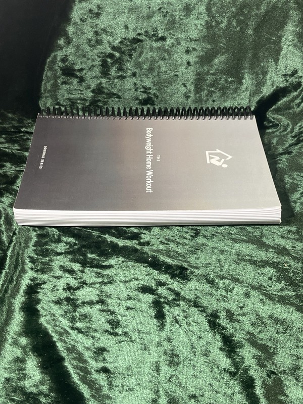 The Bodyweight Home Workout Journal Spiral Book gallery