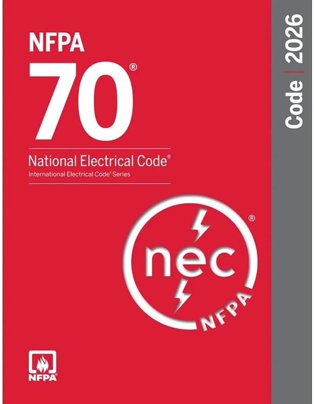 NFPA 70, National Electrical Code (NEC) 2026 Edition with Index Tabs