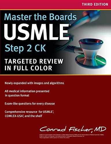 Master the Boards USMLE Step 2 CK – Paperback, by Fischer MD Conrad – Very Good