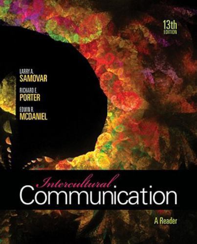 Intercultural Communication: A Reader- 9780495898313, Larry A Samovar, paperback