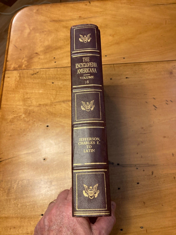 Encyclopedia Americana, 1954 Volume 16, Jefferson, Charles E. To Latin