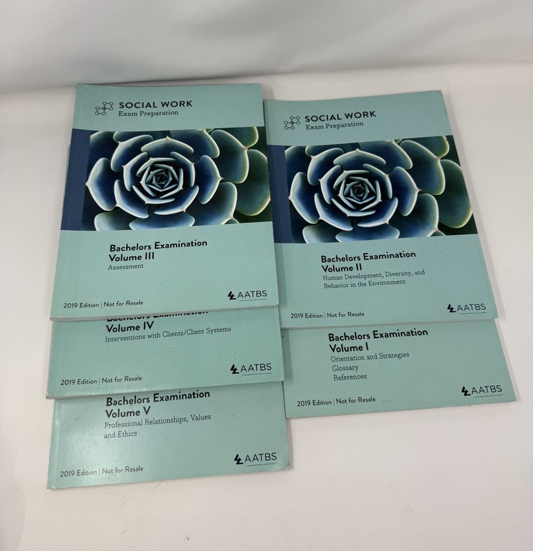 Social Work Exam Preparation (I-V) 2019 Ed. AATBS Masters LMSW ASWB