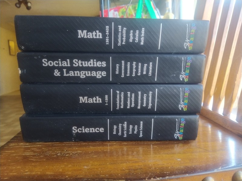 SW Advantage Collage Prep Hardback Educational Book Set Of 4