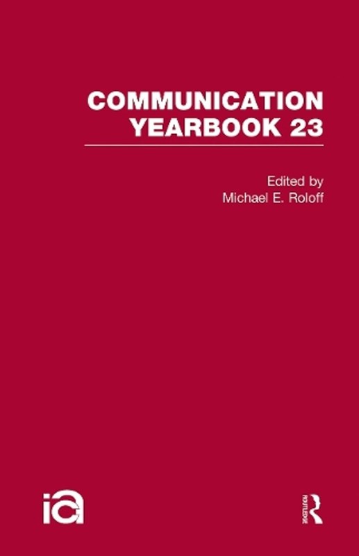 Communication Yearbook 23 by Michael Roloff Paperback Book