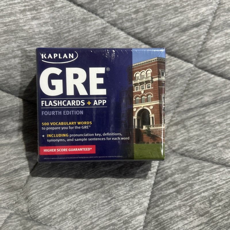Kaplan GRE Flashcards Fourth Edition 500 Vocabulary Words SEALED
