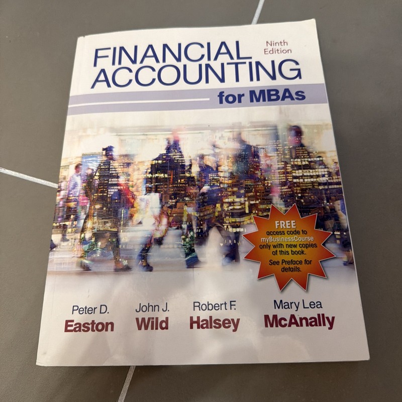 Financial Accounting for MBAs 9th edition w/myBusinessCourse access code